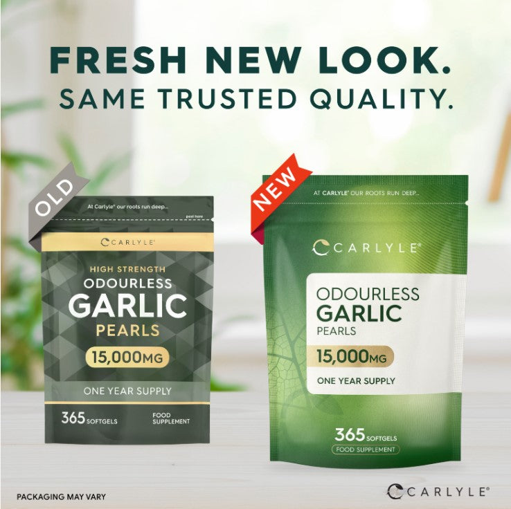 Odourless Garlic 15,000 mg | 365 Softgels