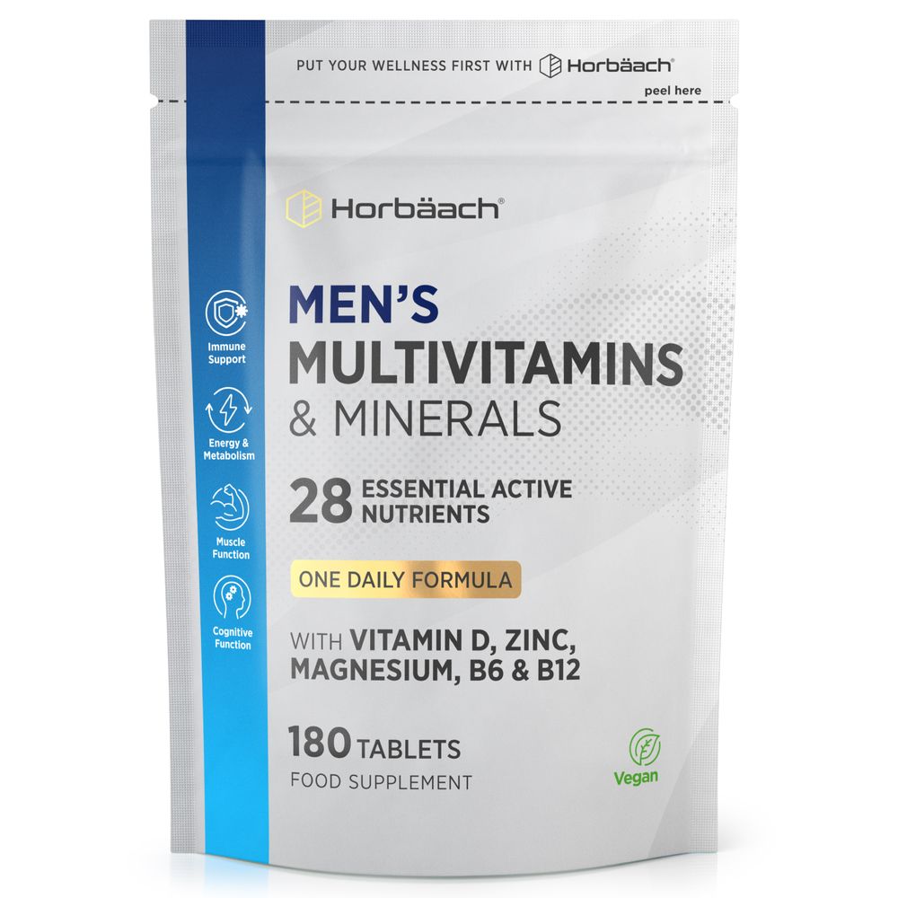 Multivitamins and Minerals for Men | 180 Tablets