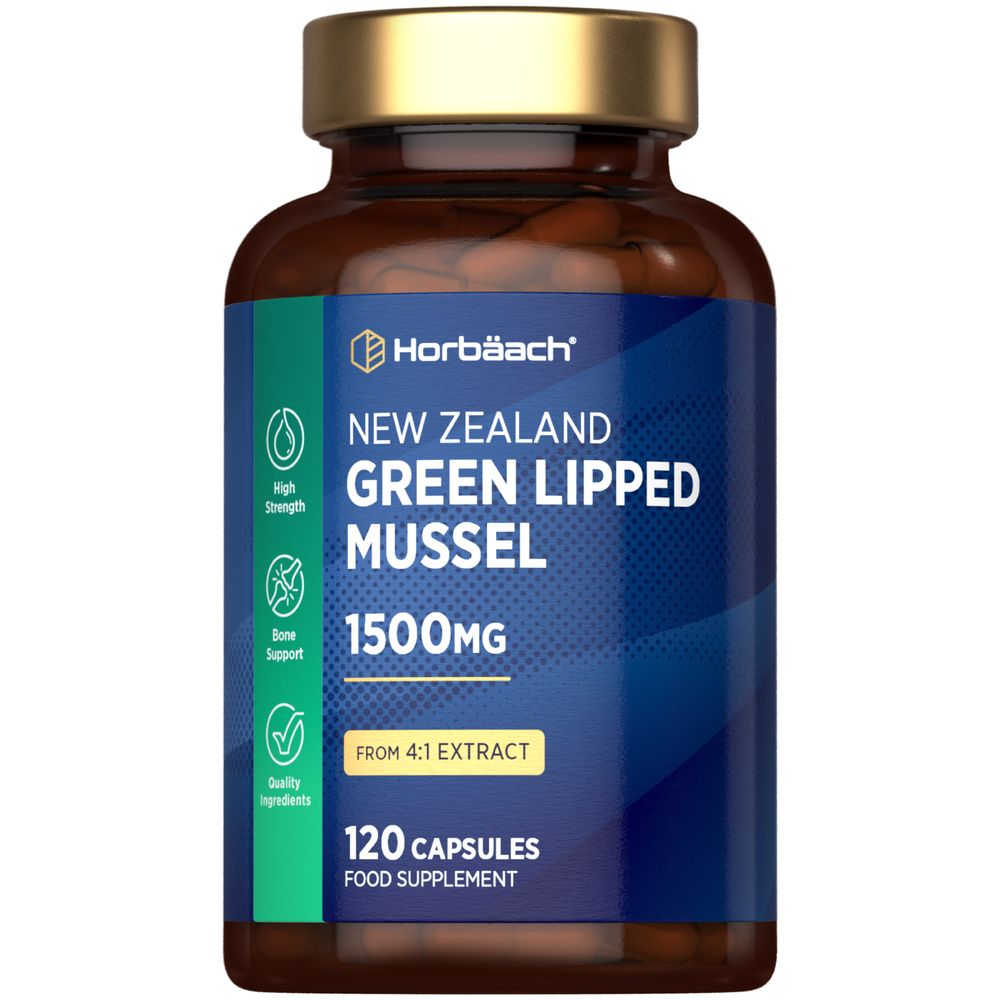 Green Lipped Mussel 1500 mg | 120 Capsules