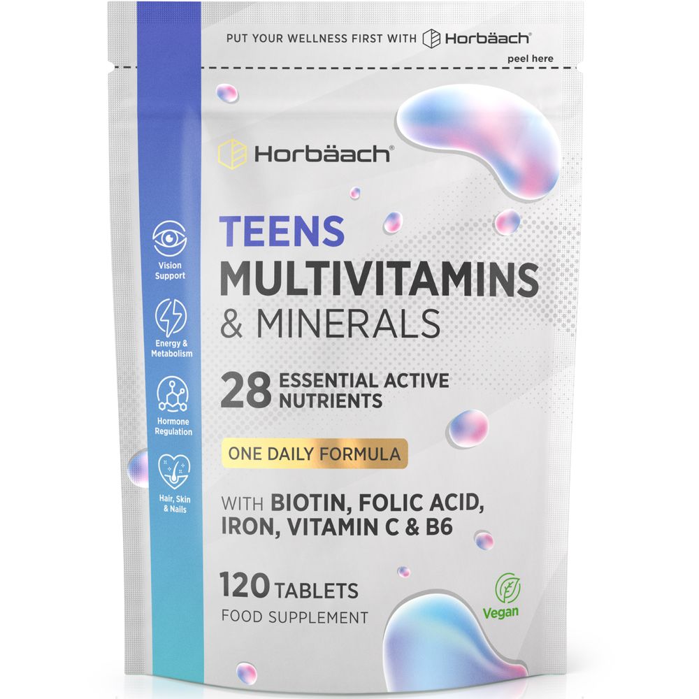 Multivitamins and Minerals for Teens | 120 Tablets