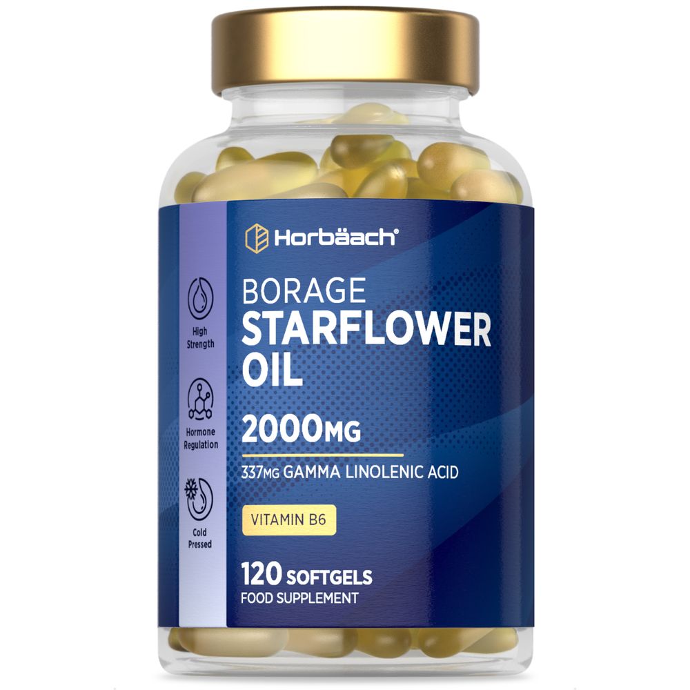 Starflower Oil 2000 mg | 120 Softgels