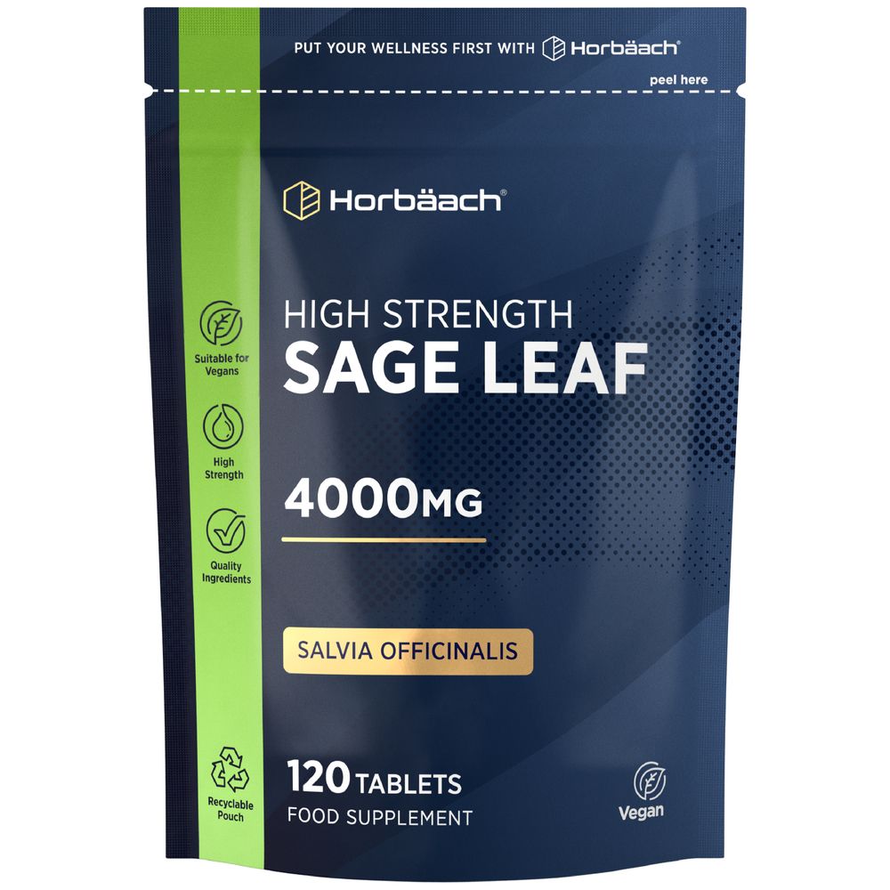 Sage Leaf 4000 mg | 120 Tablets