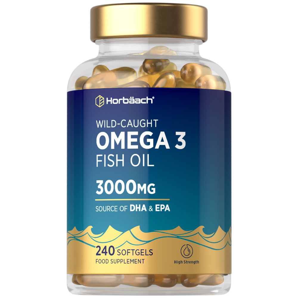 Omega 3 Fish Oil 3000 mg with EPA & DHA | 240 Softgels