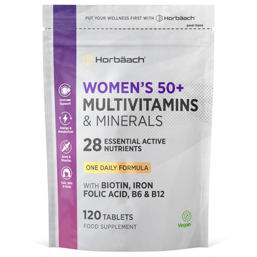 Multivitamins and Minerals for Women 50 Plus | 120 Tablets