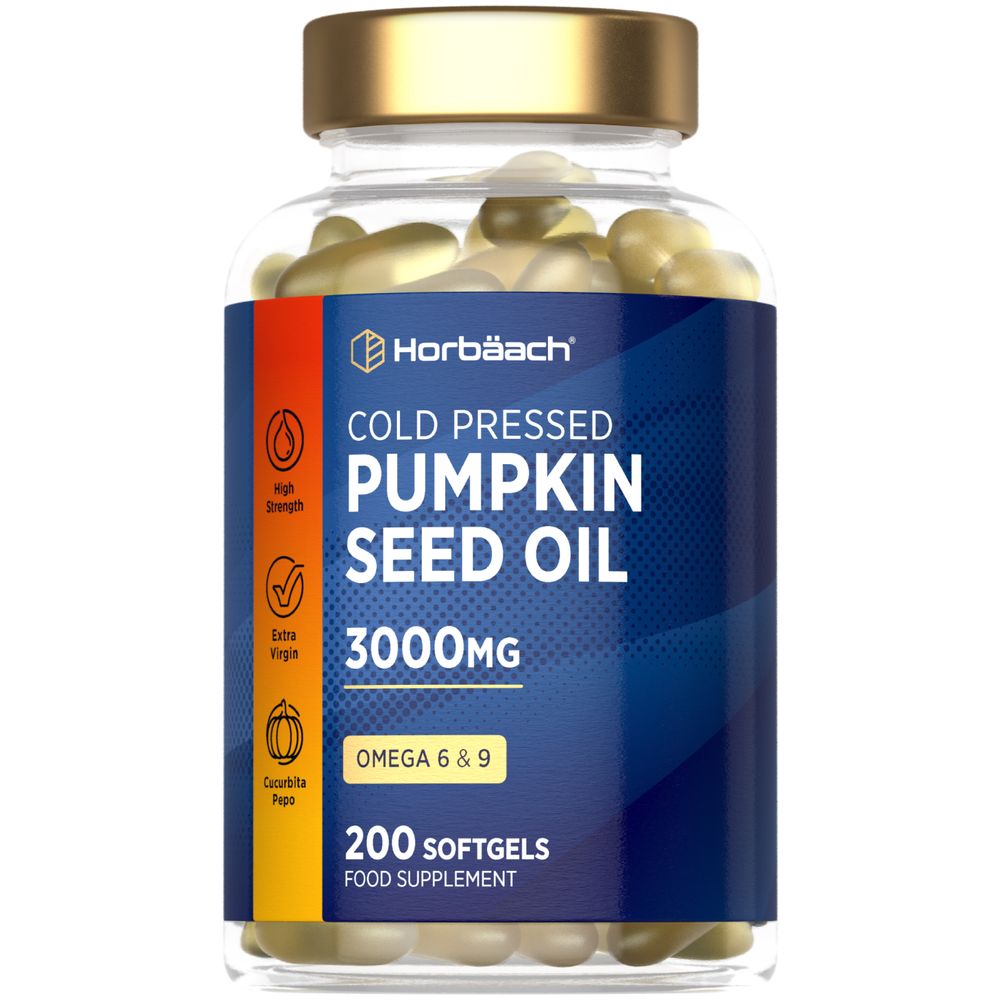 Pumpkin Seed Oil 3000 mg | 200 Softgels