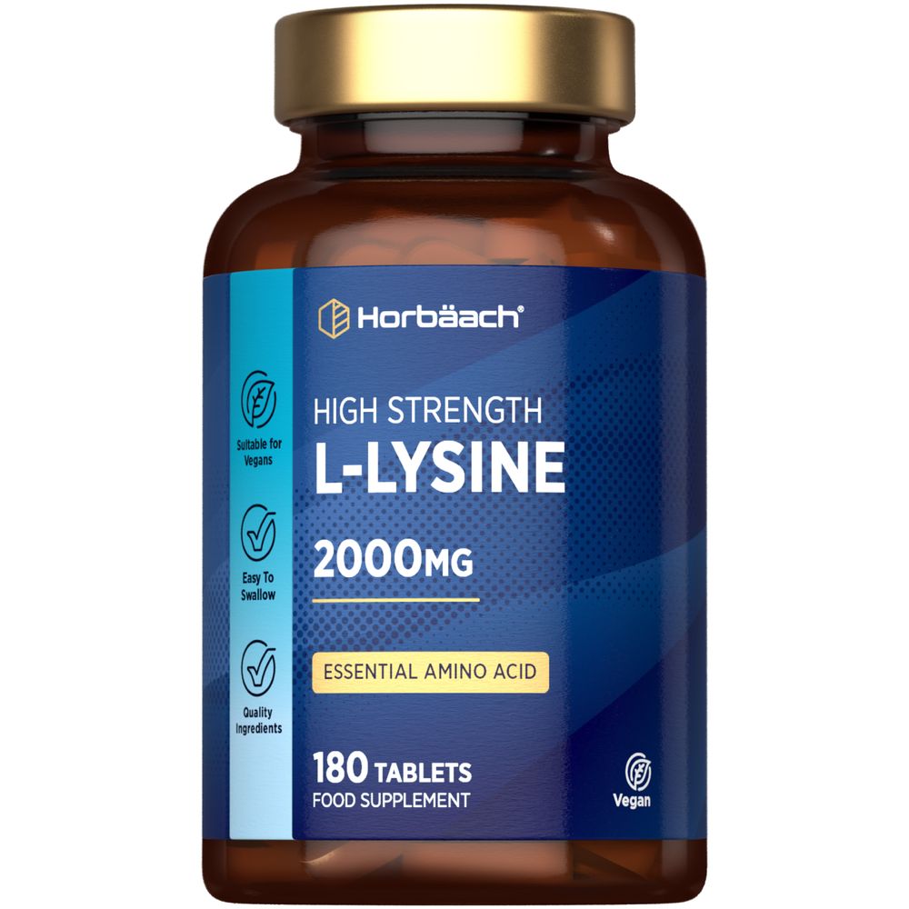 L-Lysine 2000 mg | 180 Tablets