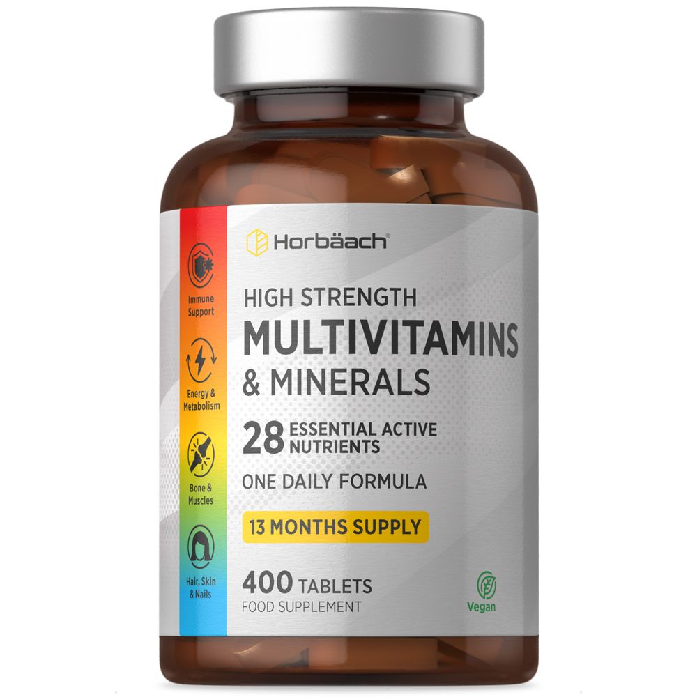 Multivitamins and Minerals | 400 Tablets