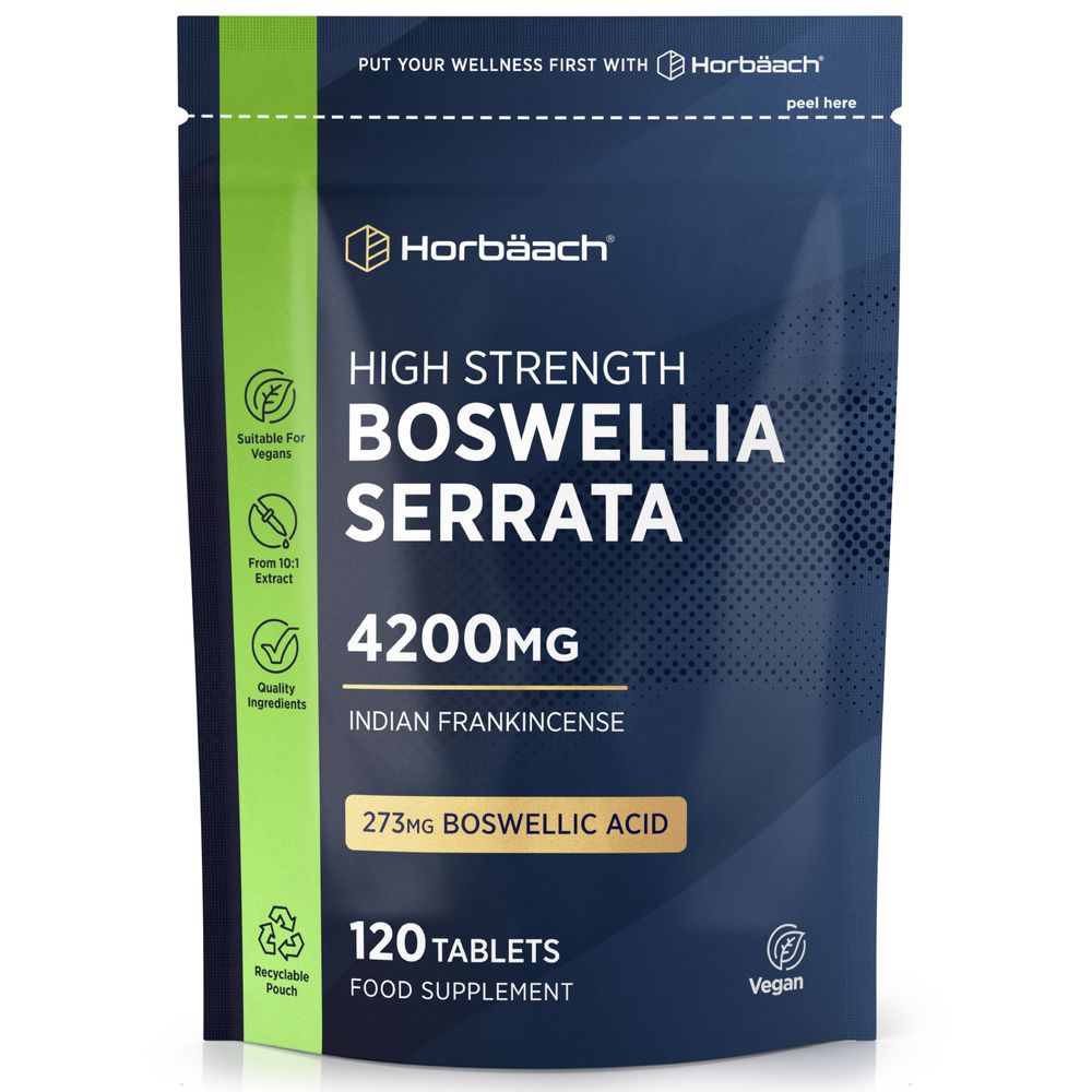 Boswellia Serrata 4200 mg with Bioperine | 120 Tablets