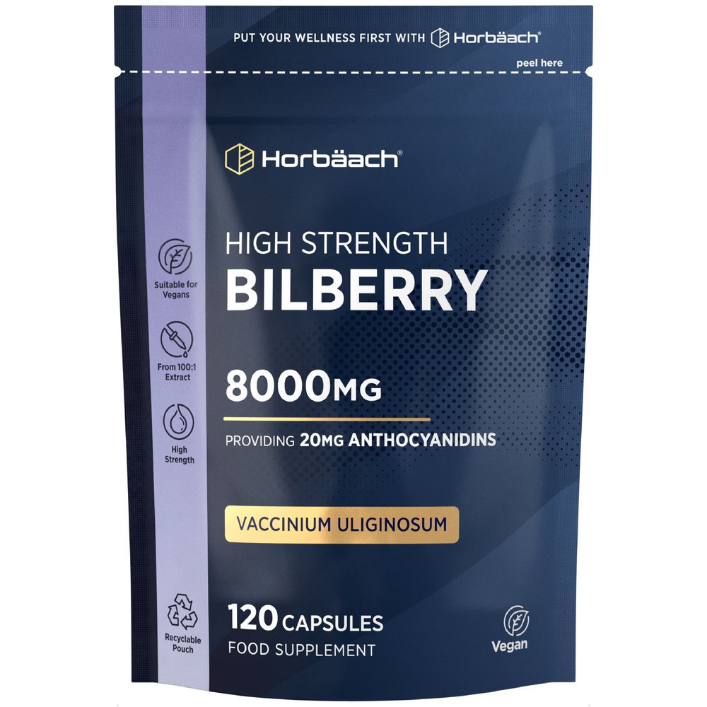 Bilberry 8000 mg | 120 Capsules