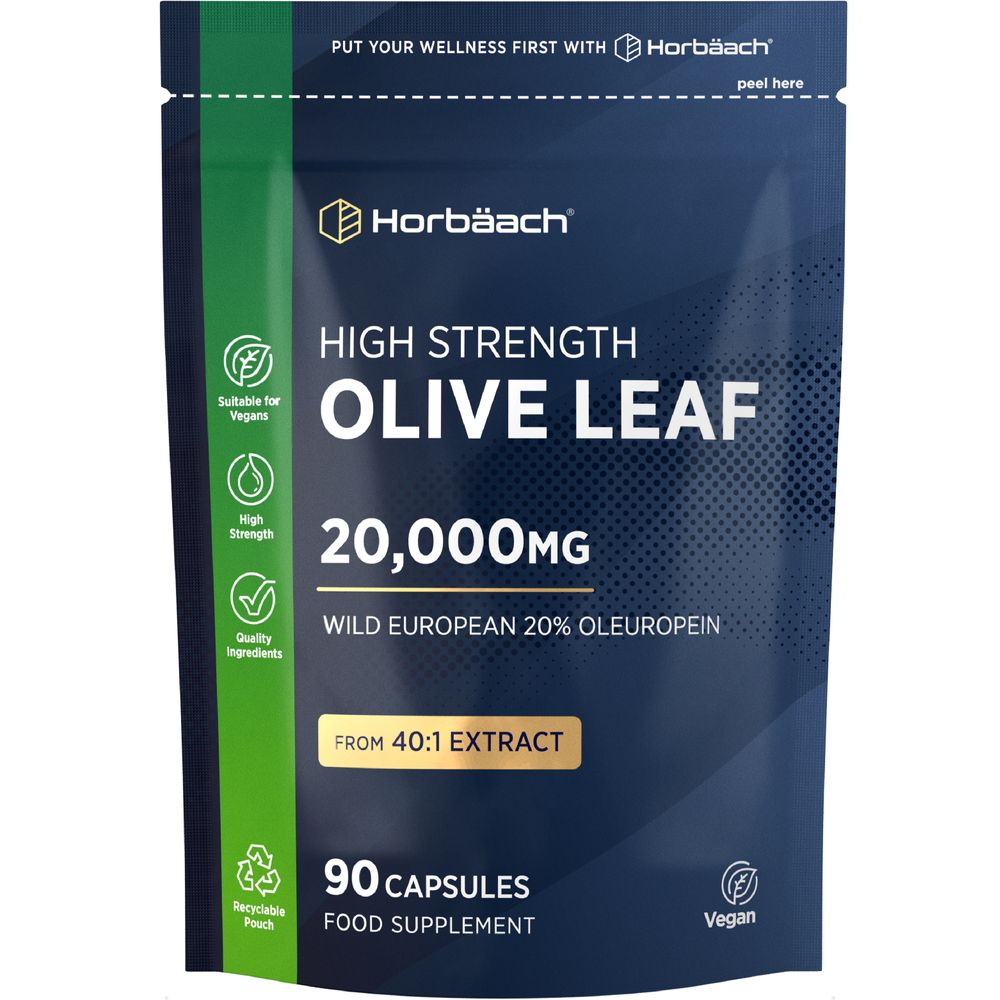 Olive Leaf Extract 20,000 mg | 90 Capsules