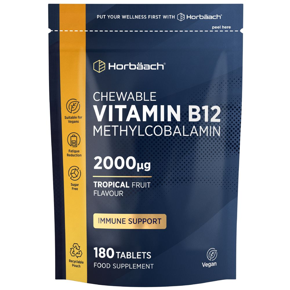 Vitamin B12 2000 ug | 180 Chewable Tablets