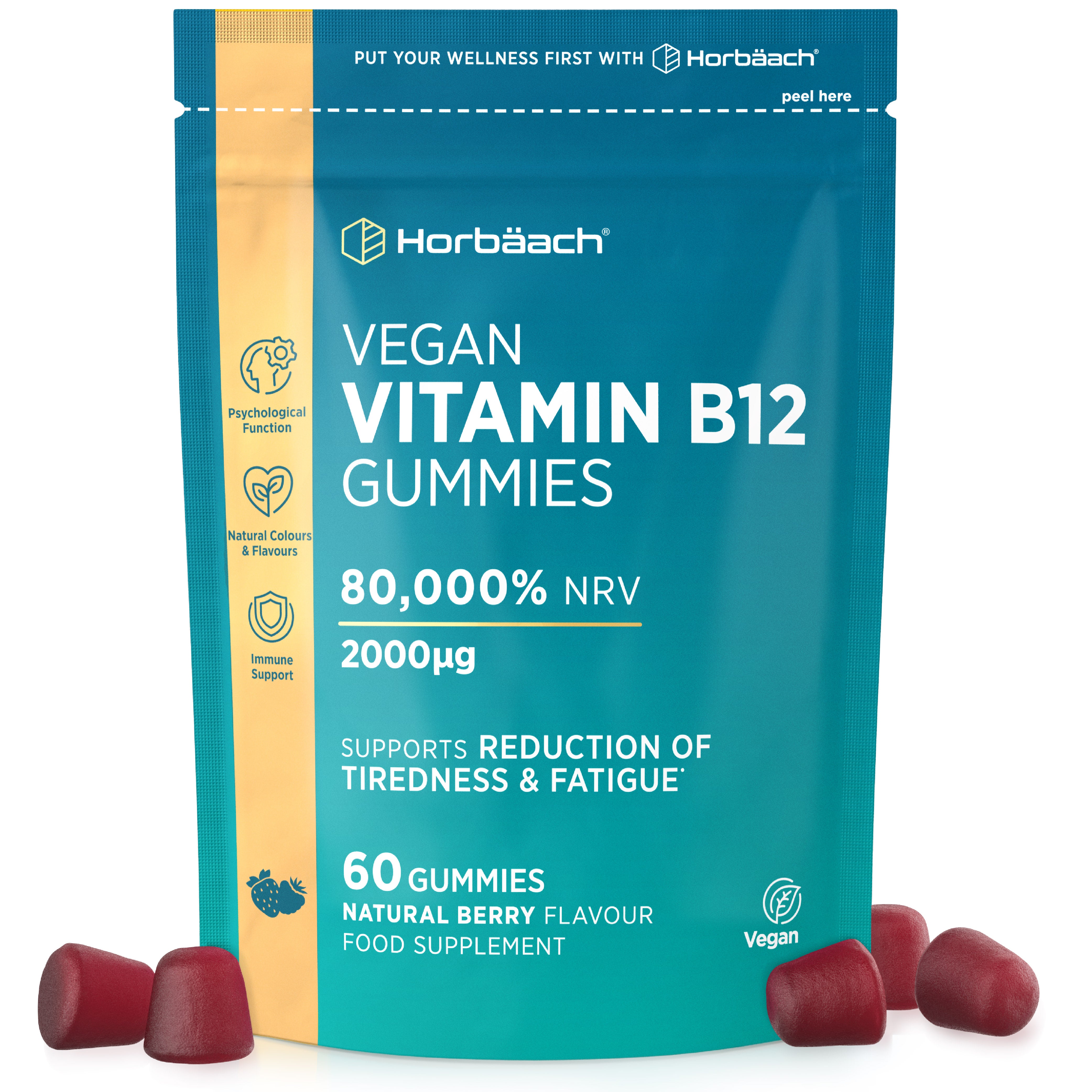 Vitamin B12 2000mcg | 60 Gummies