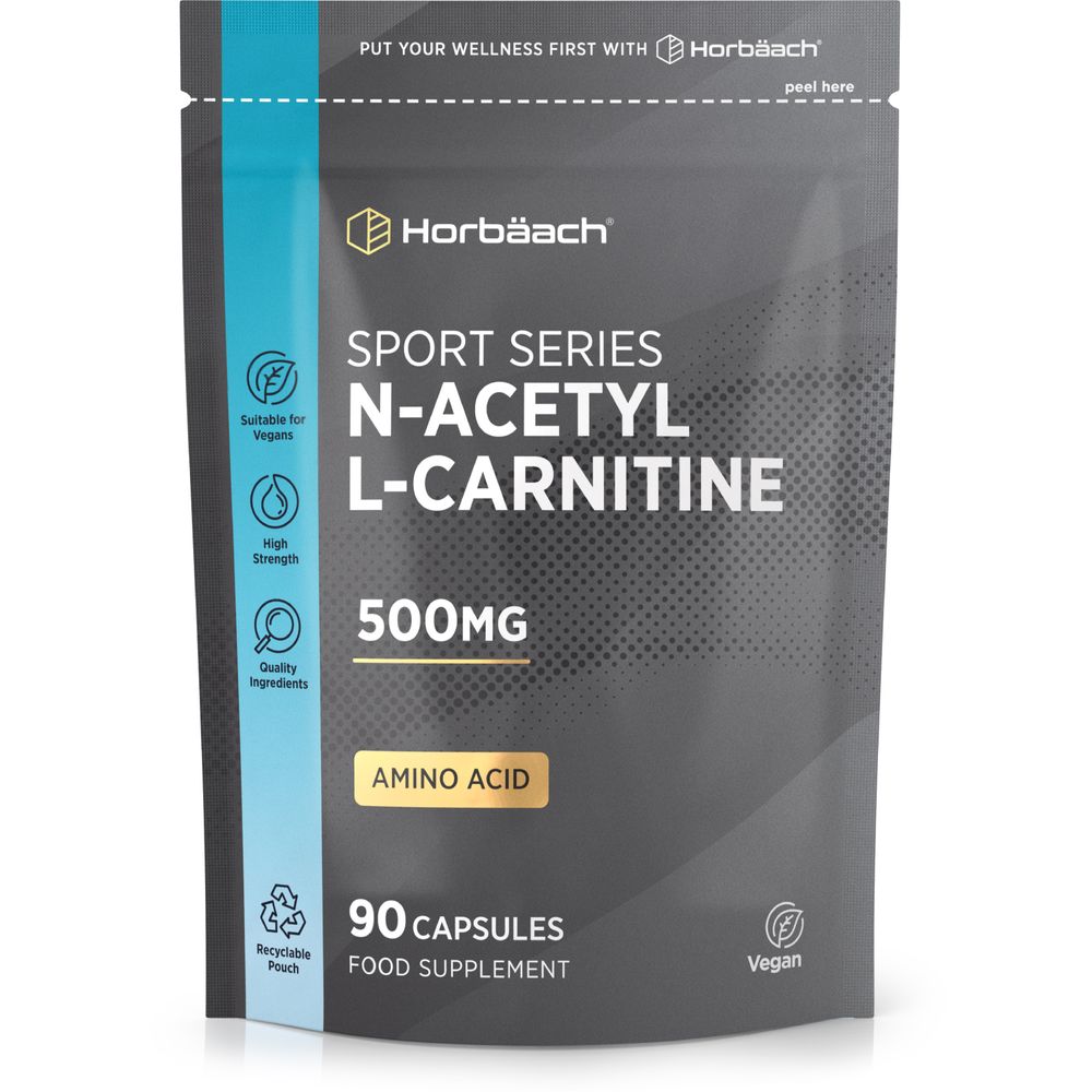 N-Acetyl L-Carnitine 500 mg | 90 Capsules