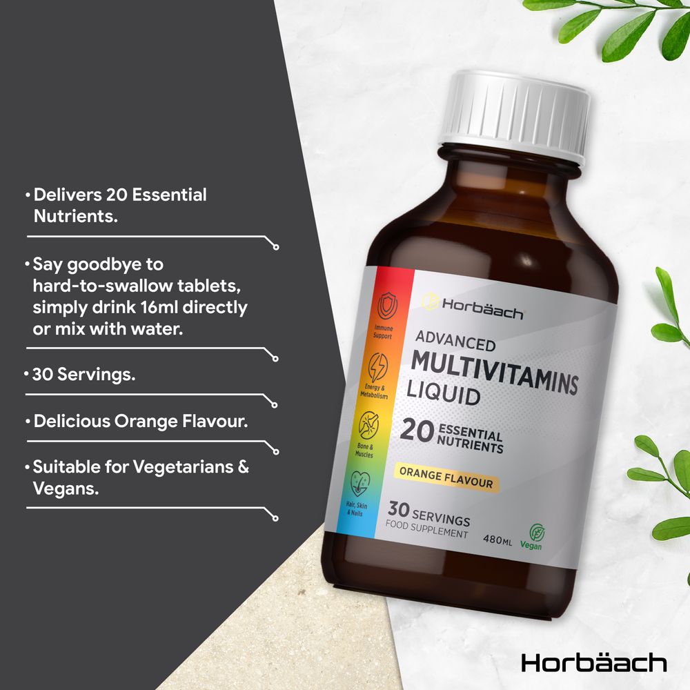 Multivitamin Liquid for Adults | 480mL