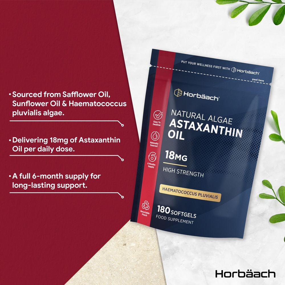 Astaxanthin 18 mg | 180 Softgels