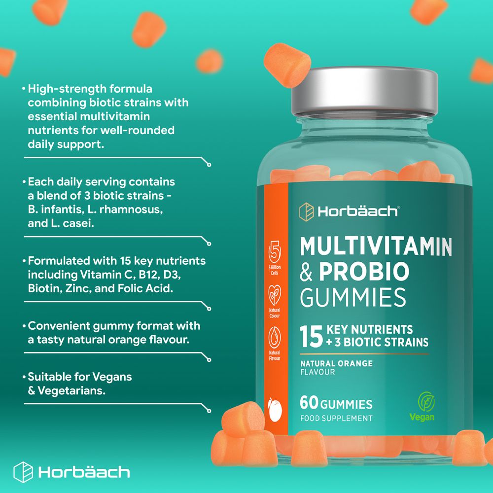 Multivitamins and Probio for Adults | 60 Gummies