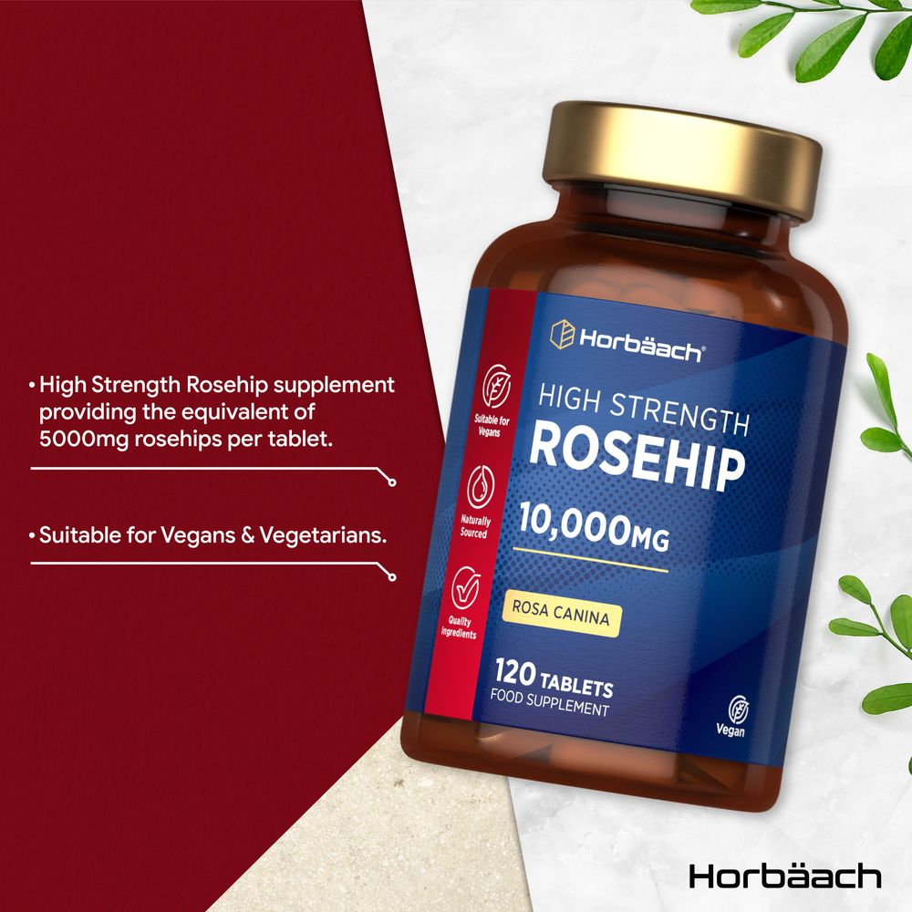 Rosehip 10,000 mg | 120 Tablets