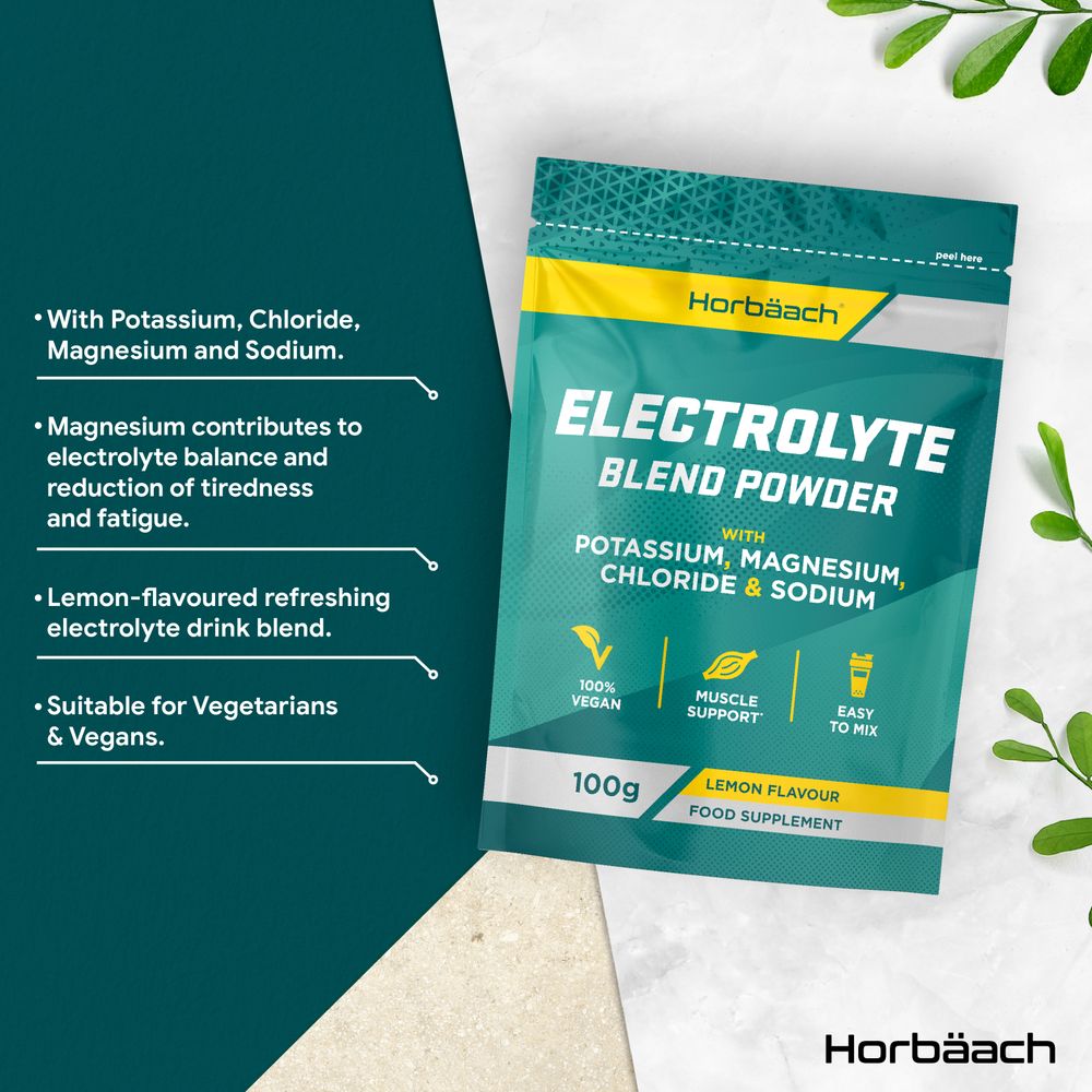 Electrolyte Powder | Lemon Flavour | 100 g