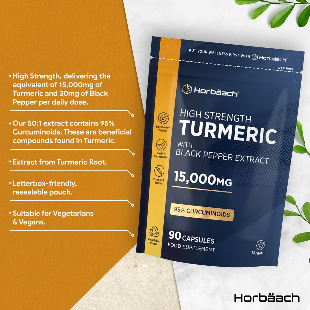 Turmeric 15,000 mg | 90 Capsules
