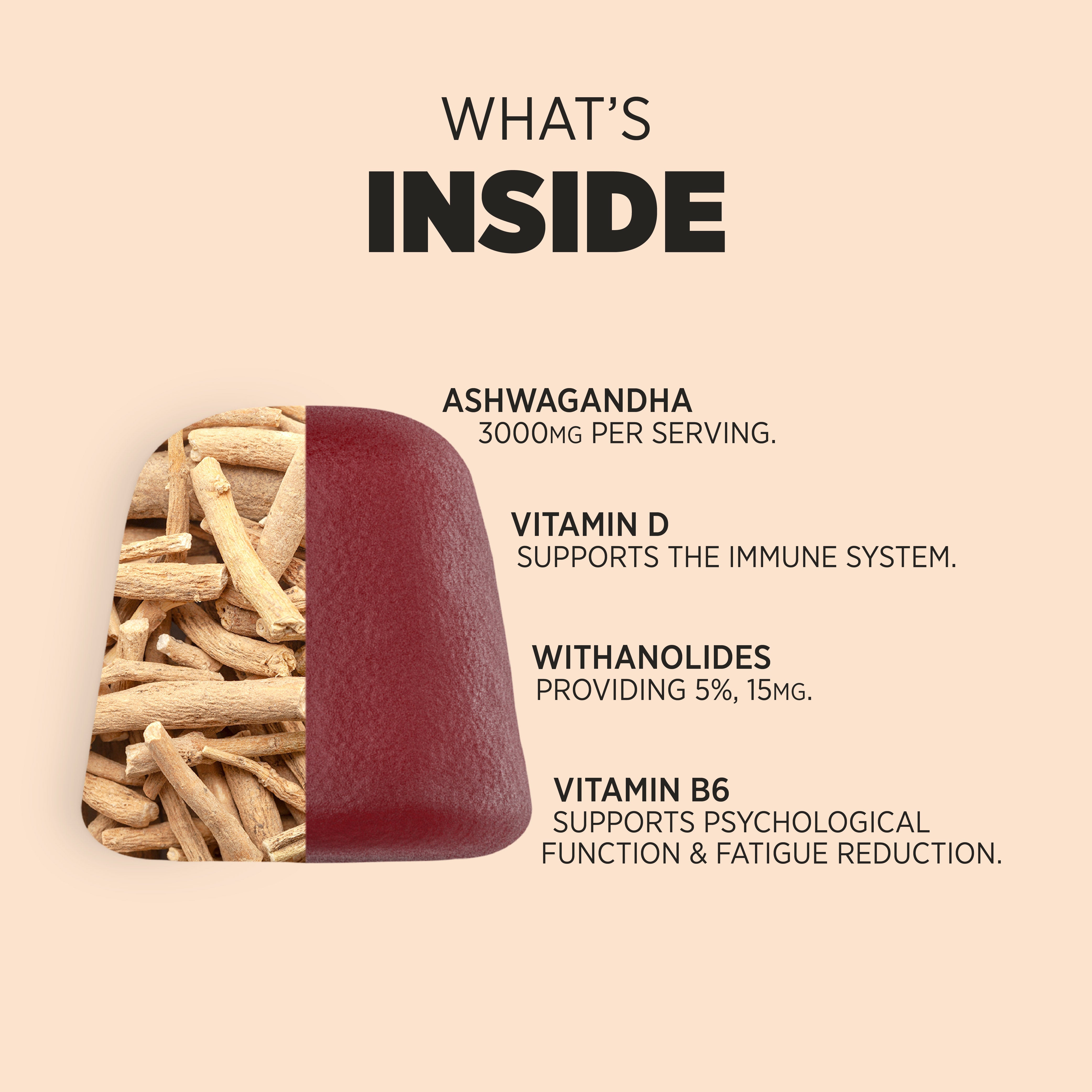Ashwagandha 90,000 mg | 60 Gummies