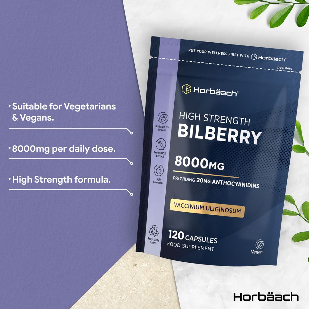 Bilberry 8000 mg | 120 Capsules