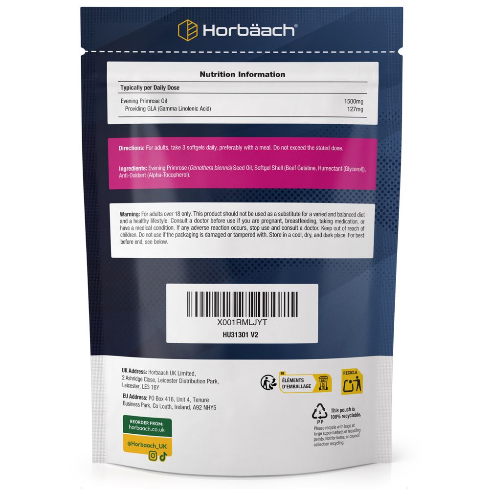 Evening Primrose Oil 1500 mg | 120 Softgels