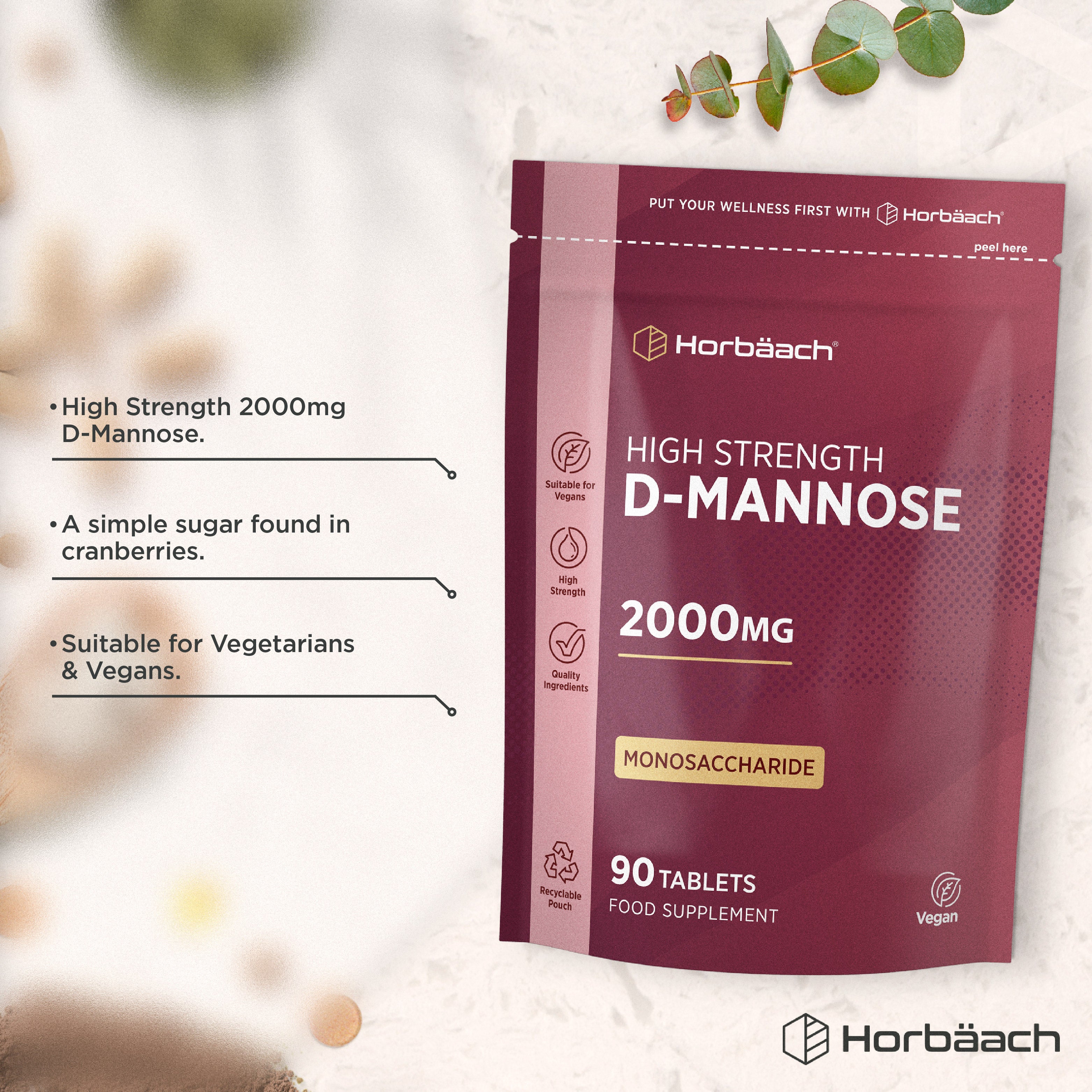 D-Mannose 2000 mg | 90 Tablets