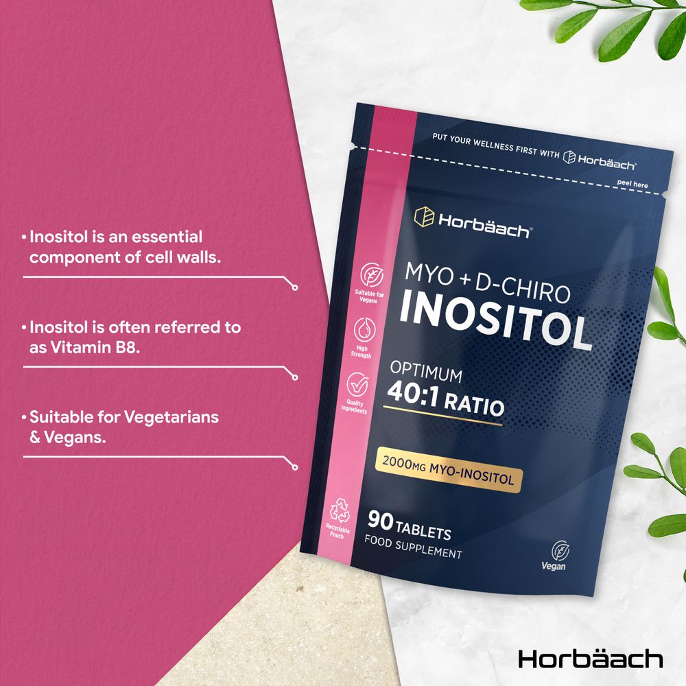 Myo Inositol + D Chiro Inositol Complex | 90 Tablets
