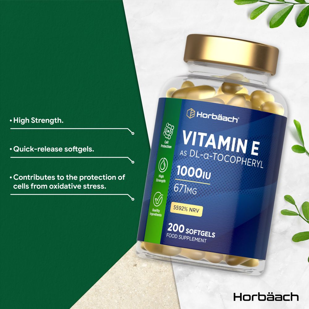 Vitamin E 1000 IU | 200 Softgels