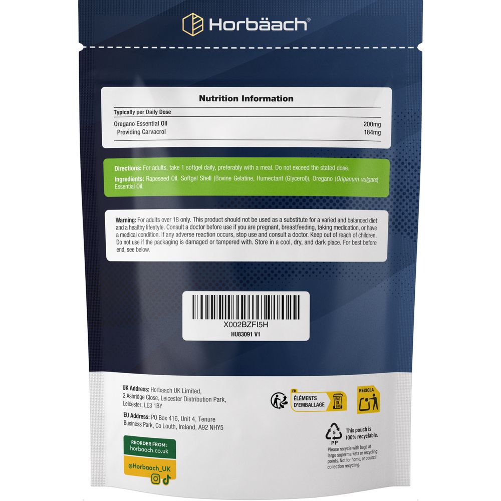 Oregano Oil 200 mg | 90 Softgels