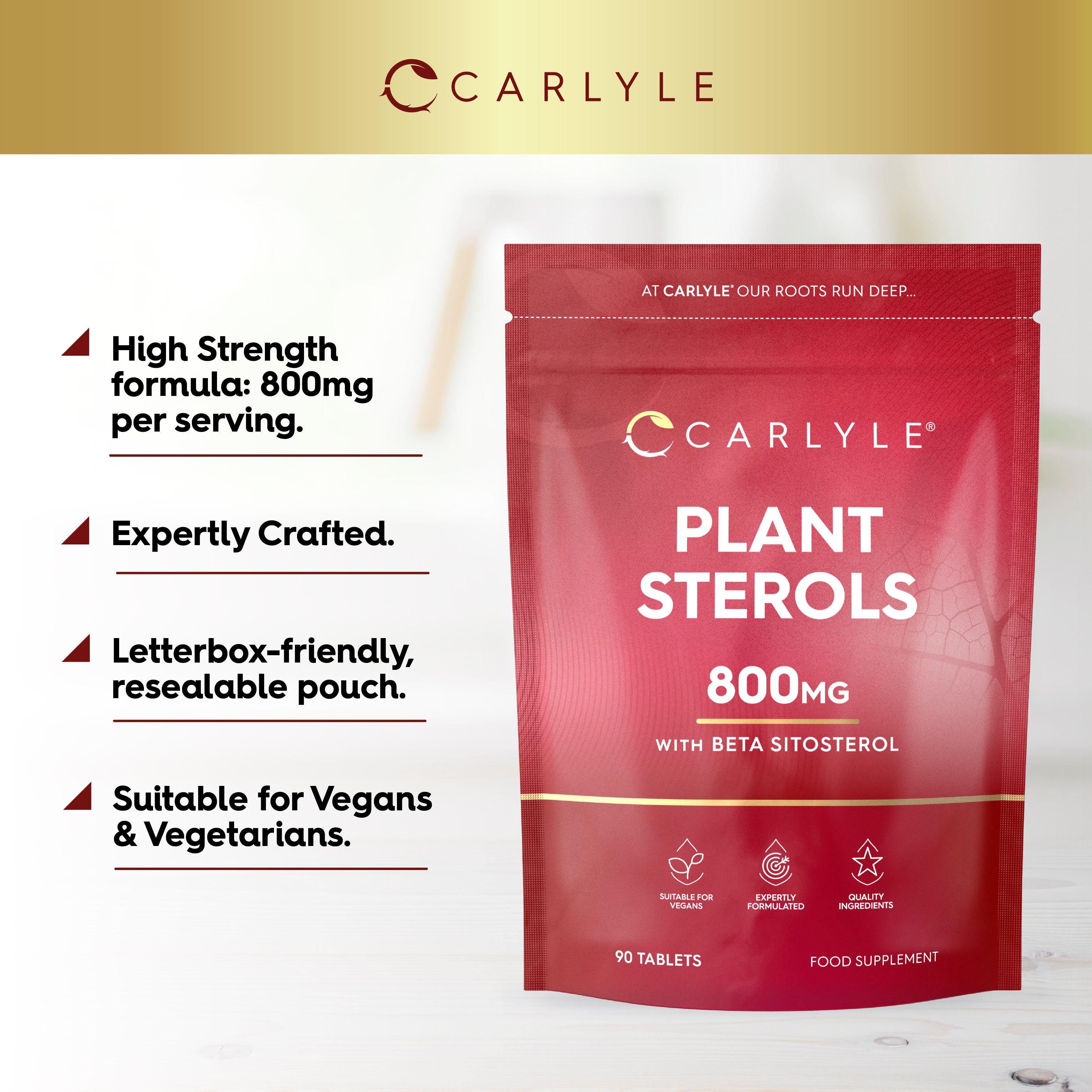 Plant Sterols 800 mg | 90 Tablets