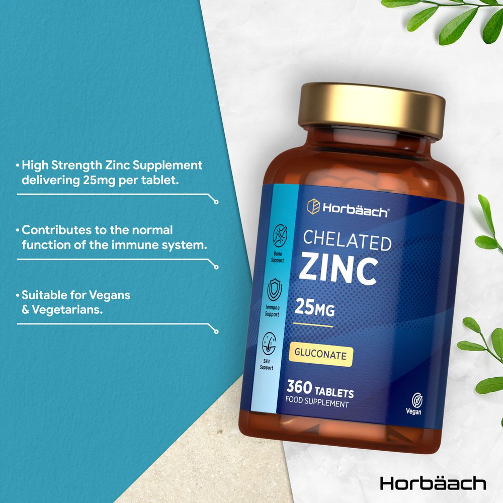 Zinc 25 mg | 360 Tablets
