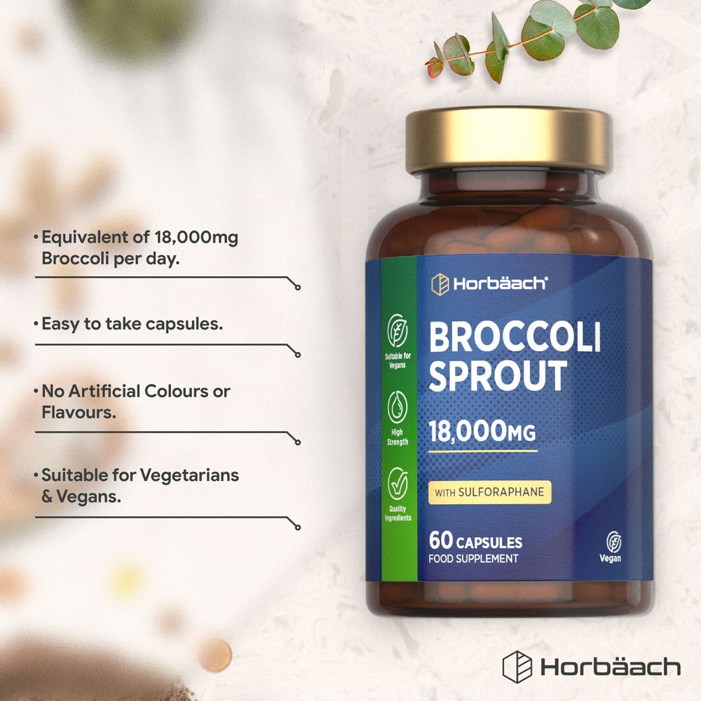 Broccoli Sprout 18,000 mg | 60 Capsules