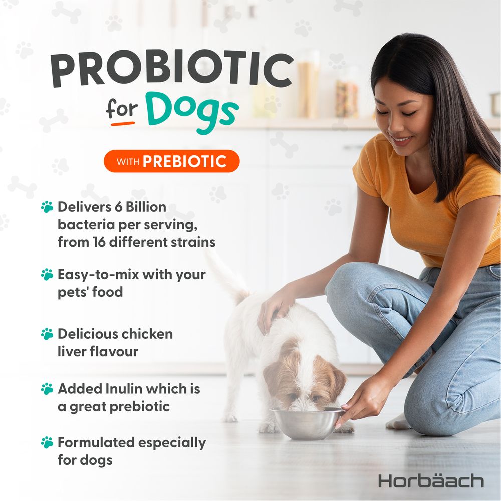 Biotics Powder with Prebiotic for Dogs | 100 g
