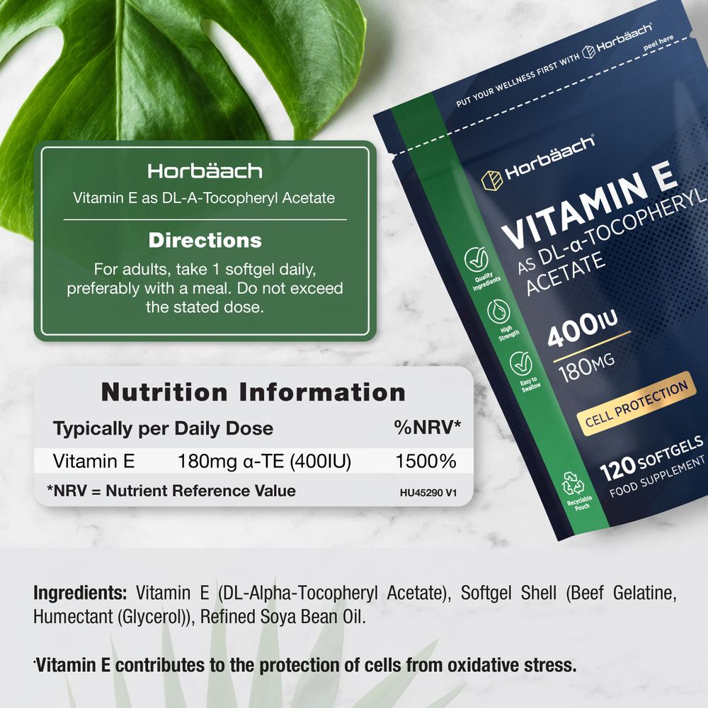 Vitamin E 400 IU | 120 Softgels