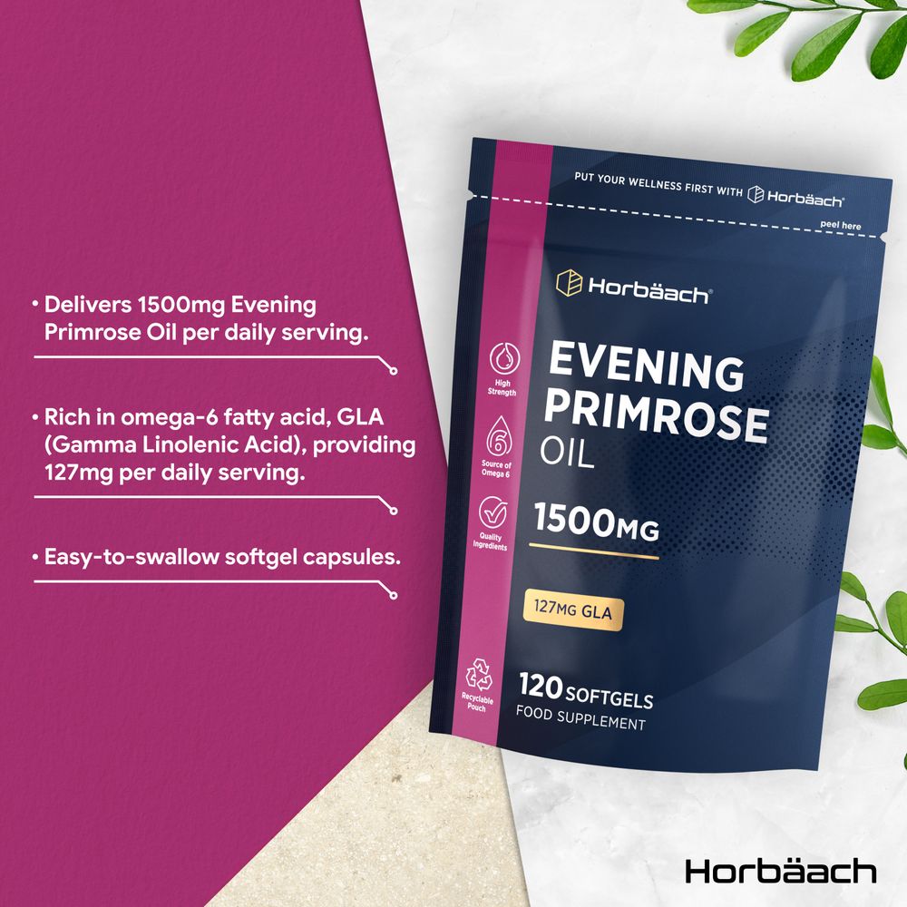 Evening Primrose Oil 1500 mg | 120 Softgels