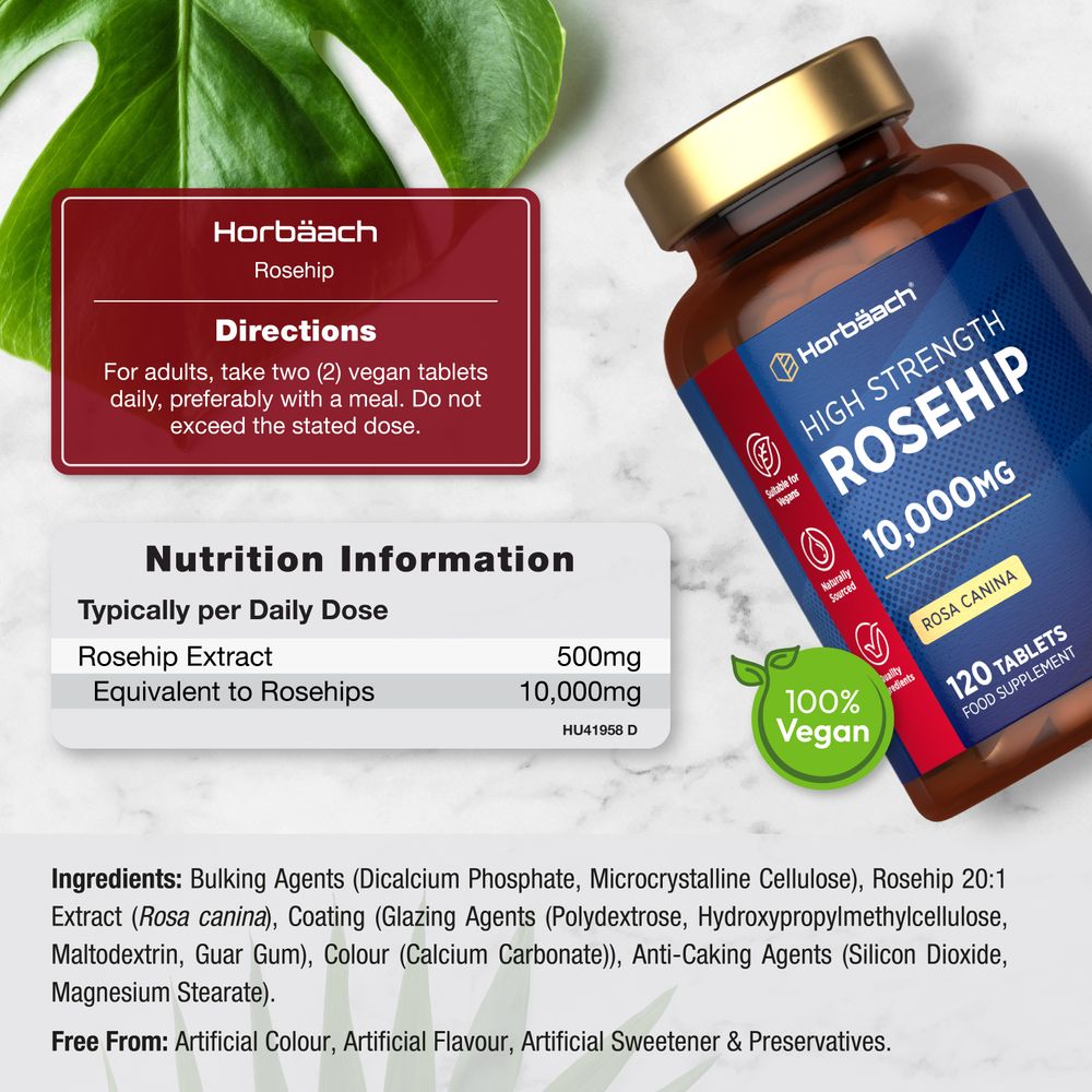 Rosehip 10,000 mg | 120 Tablets