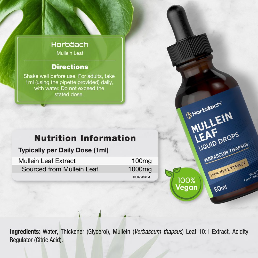 Mullein Leaf Extract Drops | 60 ml