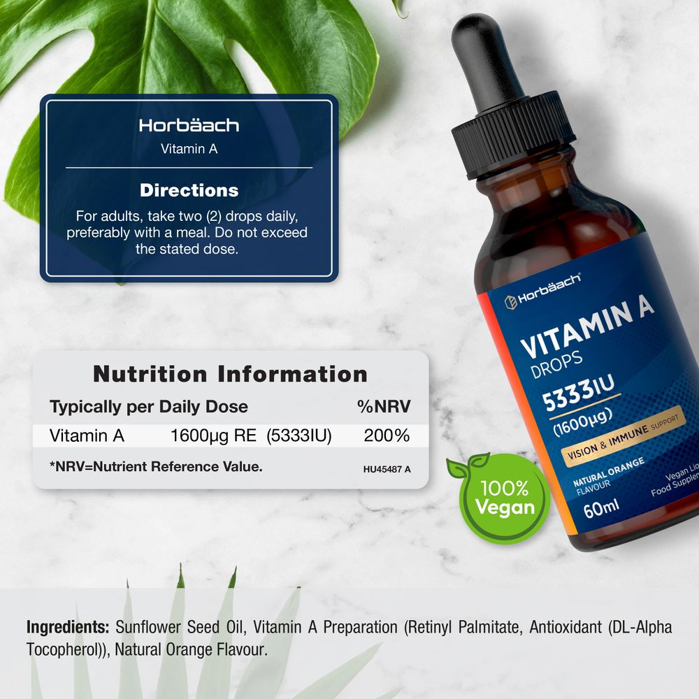 Vitamin A Liquid 5333 IU | 60 ml