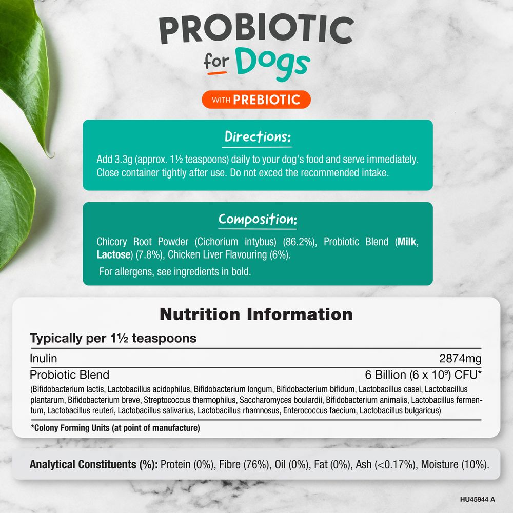 Biotics Powder with Prebiotic for Dogs | 100 g