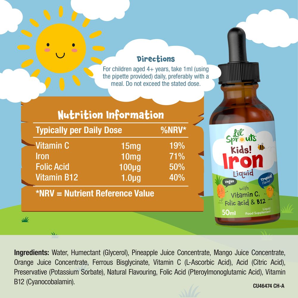 Iron Drops for Kids | 50mL