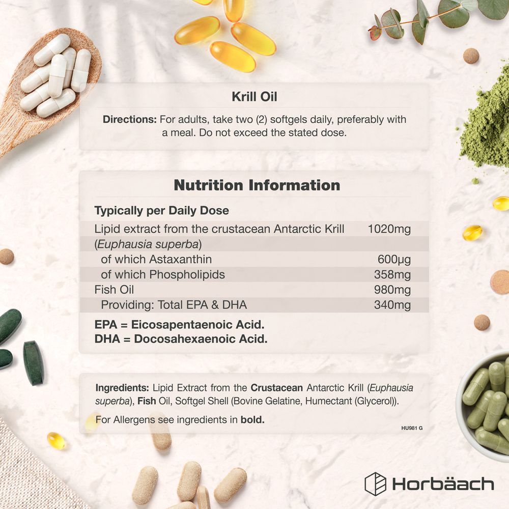 Antarctic Krill Oil 2000 mg | 120 Softgels