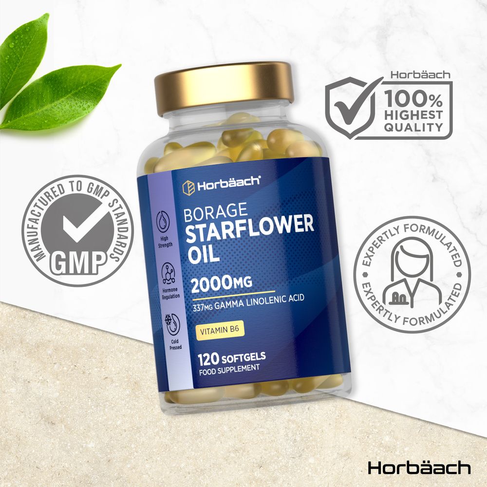 Starflower Oil 2000 mg | 120 Softgels