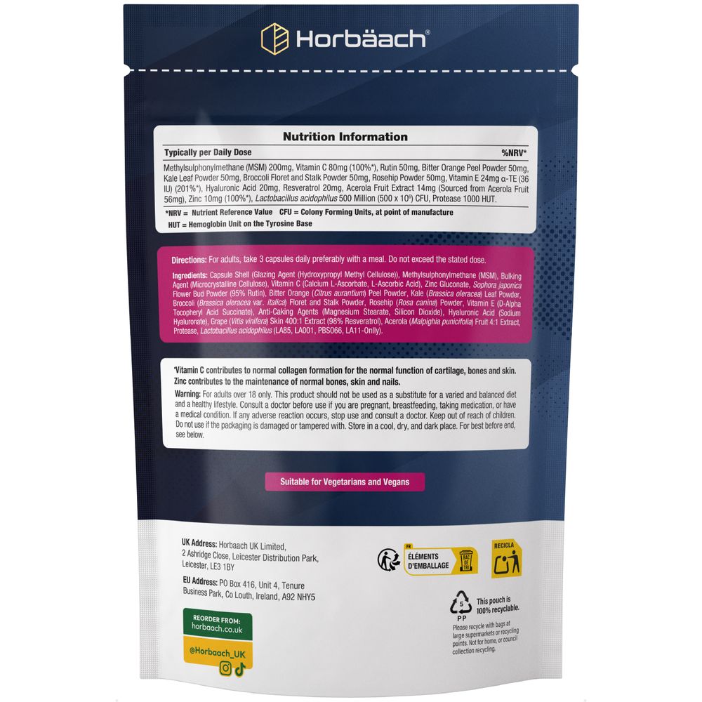 Collagen Support Complex | Vegan | 120 Capsules