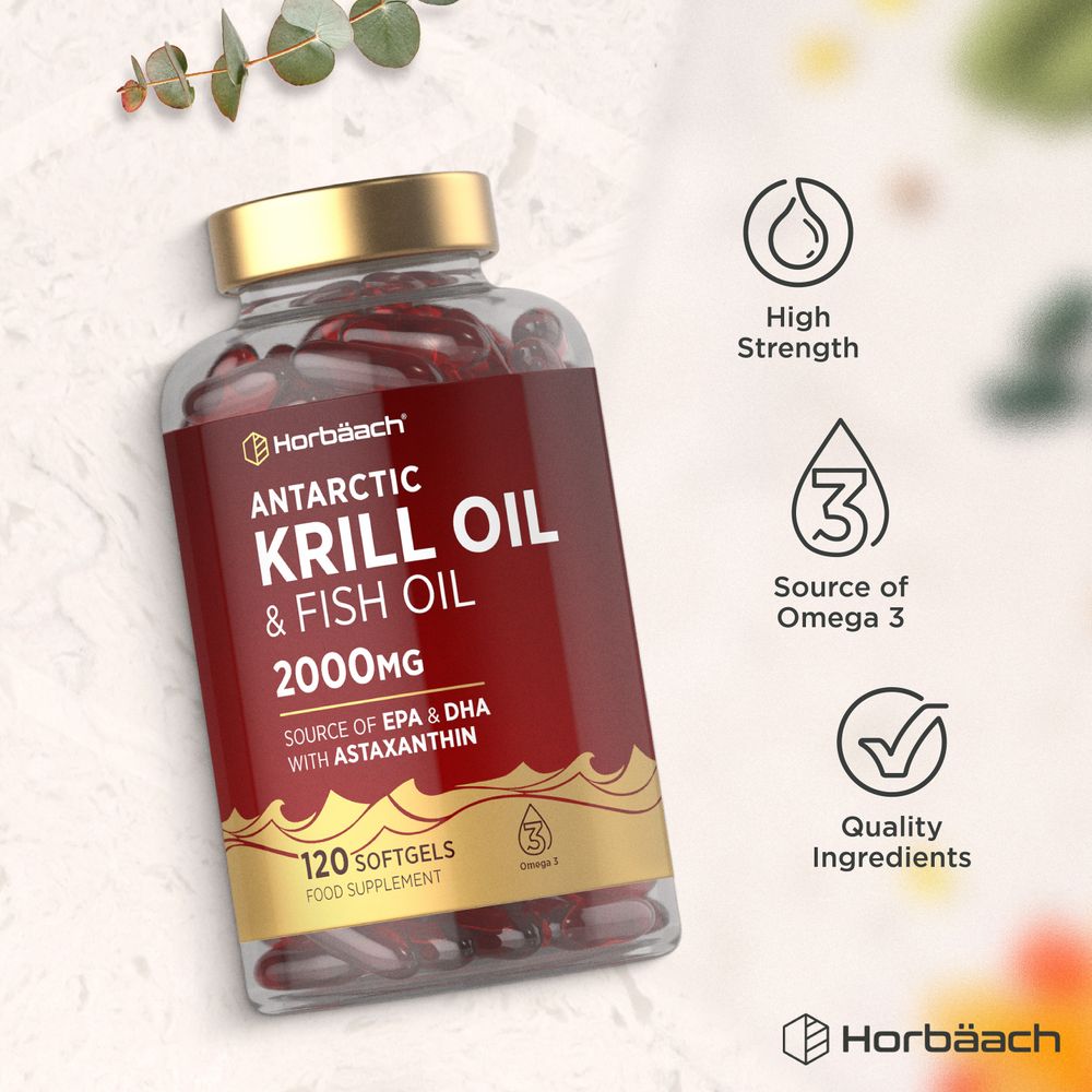 Antarctic Krill Oil 2000 mg | 120 Softgels