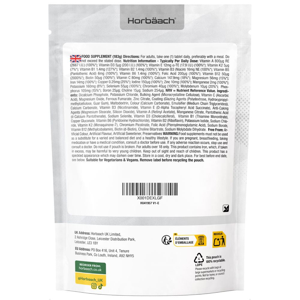 Multivitamins and Minerals for Women 50 Plus | 120 Tablets