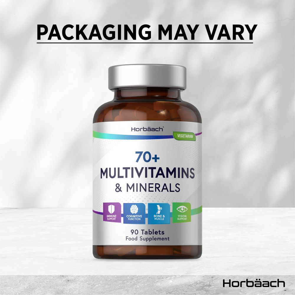 Multivitamins and Minerals for Men 70 Plus | 90 Tablets