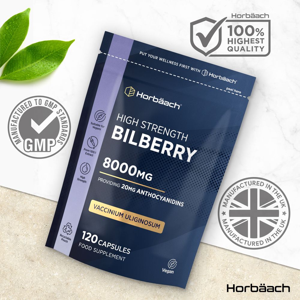 Bilberry 8000 mg | 120 Capsules