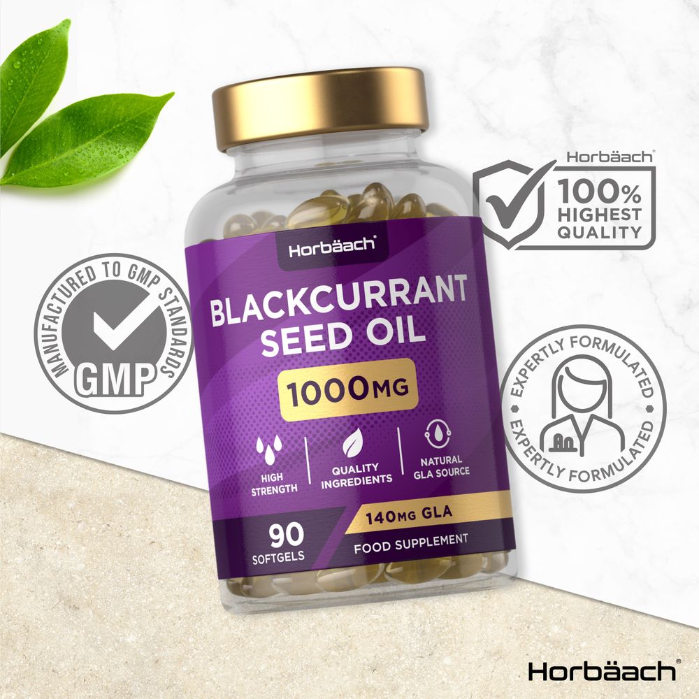 Blackcurrant Seed Oil 1000 mg | 90 Softgels