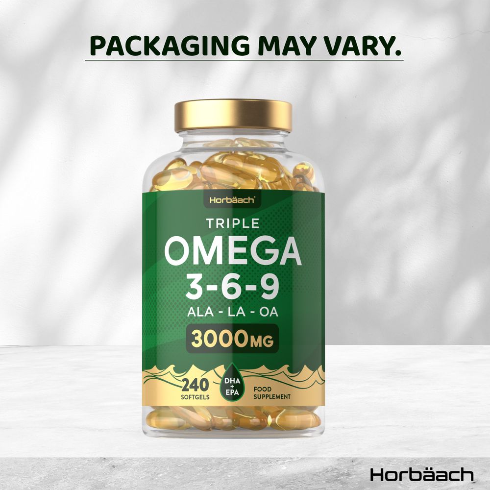 Omega 3-6-9 3000 mg with EPA, DHA & ALA | 240 Softgels